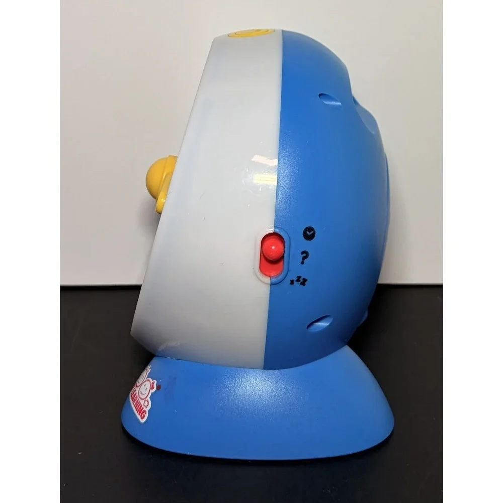 BEST LEARNING Time Telling Toy Clock Blue/White Educational Interactive 2019